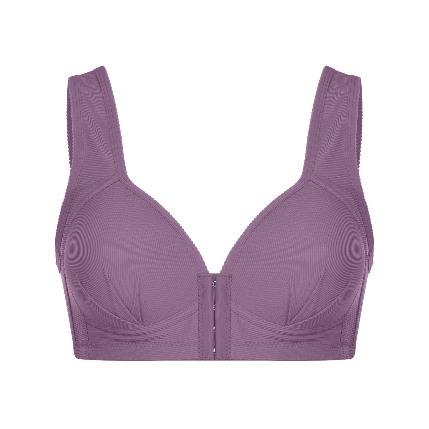 Plus Size Front Closure Wire-Free Sexy Push Up Bra