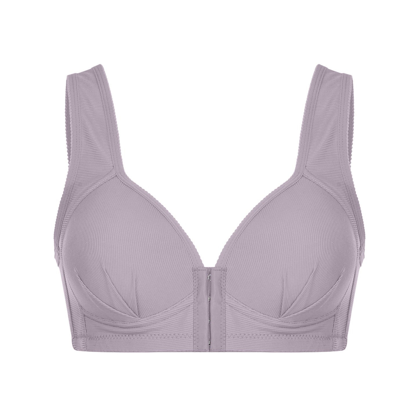 Plus Size Front Closure Wire-Free Sexy Push Up Bra