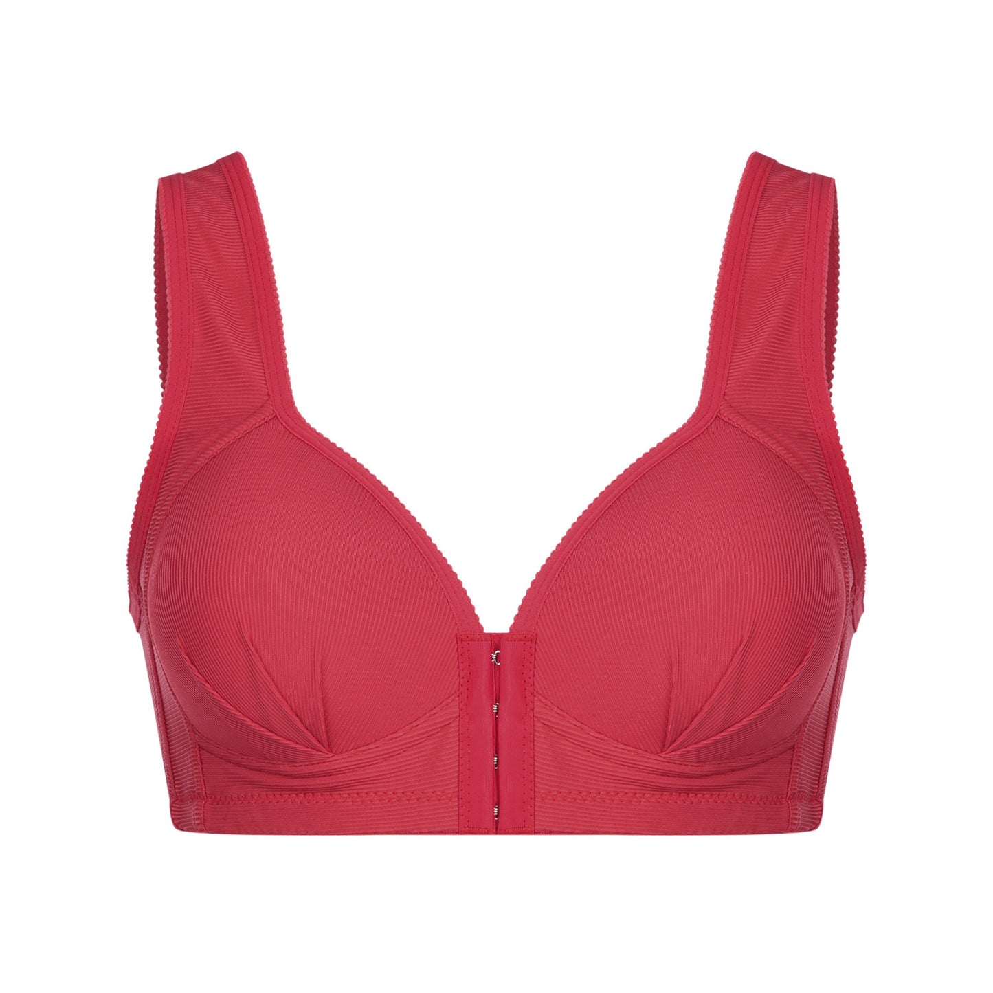 Plus Size Front Closure Wire-Free Sexy Push Up Bra