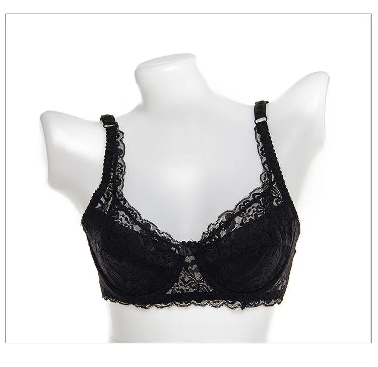 Sexy Lace Underwire Push Up Bra With Optional Pads