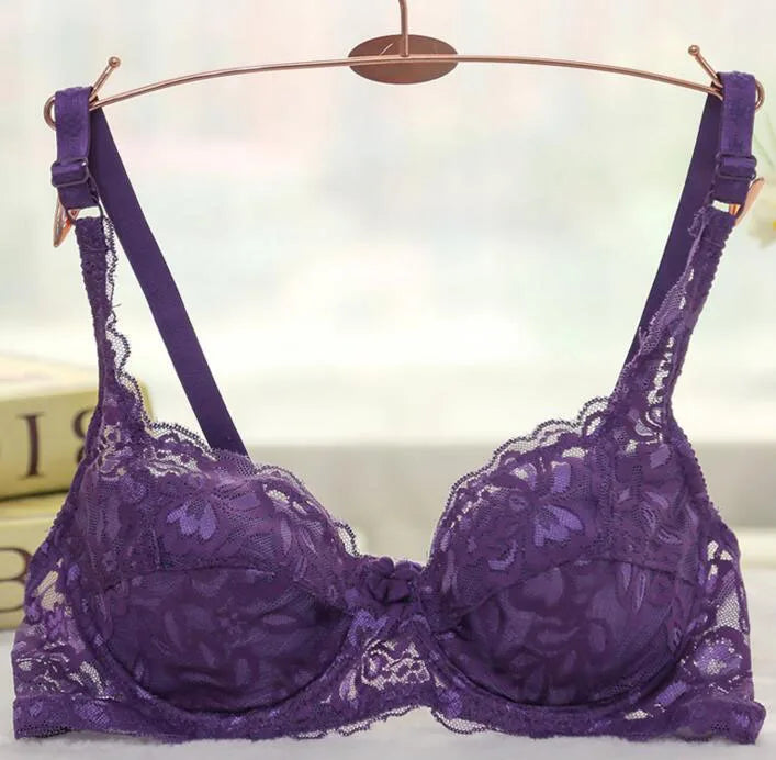 Sexy Lace Underwire Push Up Bra With Optional Pads