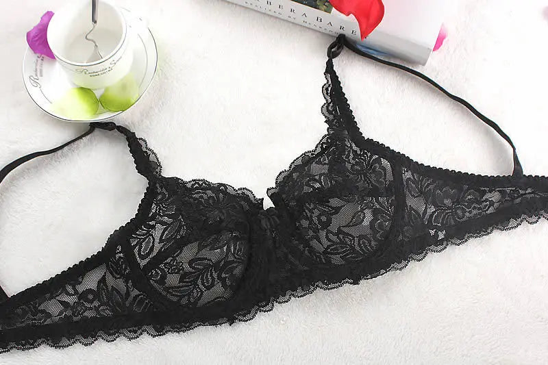 Sexy Lace Underwire Push Up Bra With Optional Pads