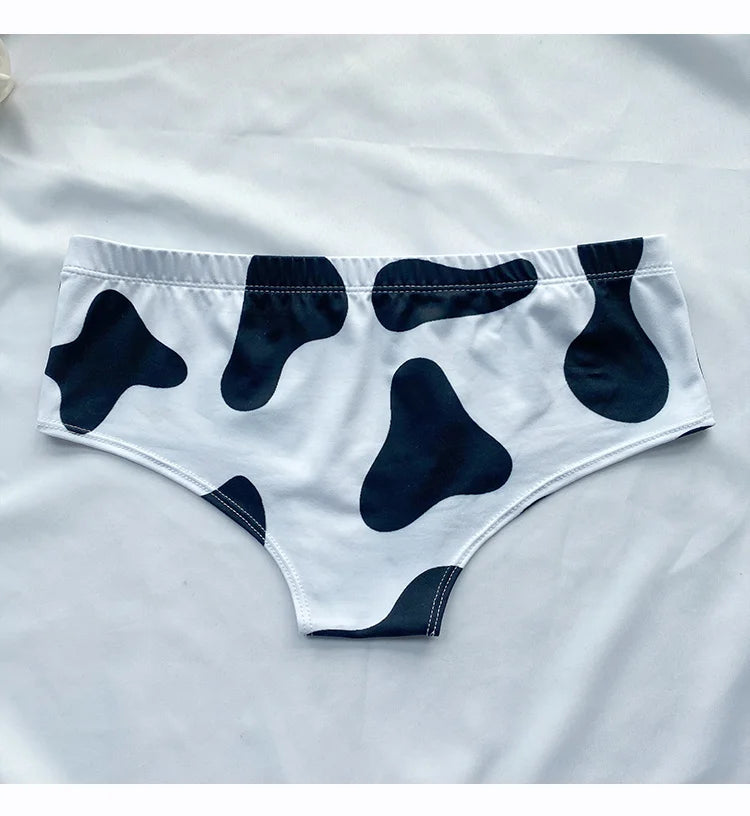 Cow Printed Sexy Underwear