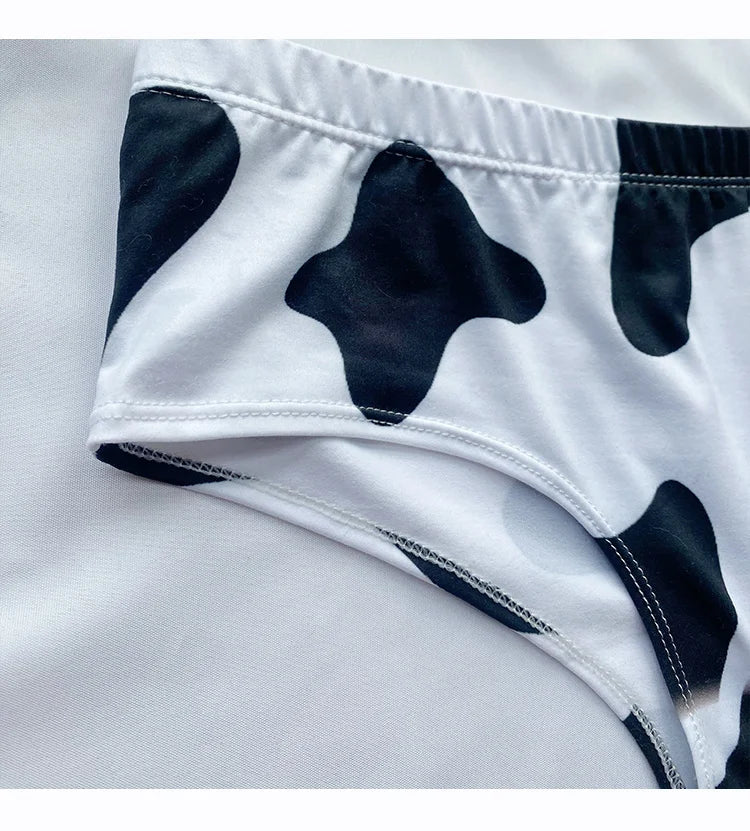 Cow Printed Sexy Underwear