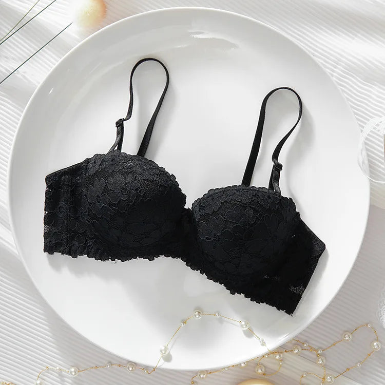 Lace Underwire Push Up Bra