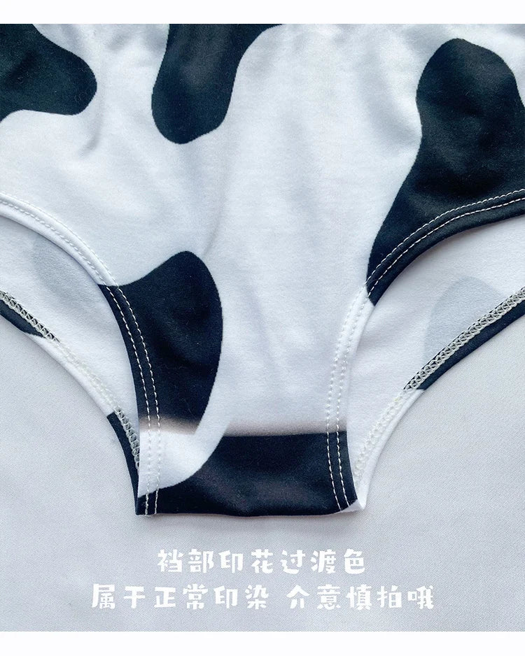 Cow Printed Sexy Underwear