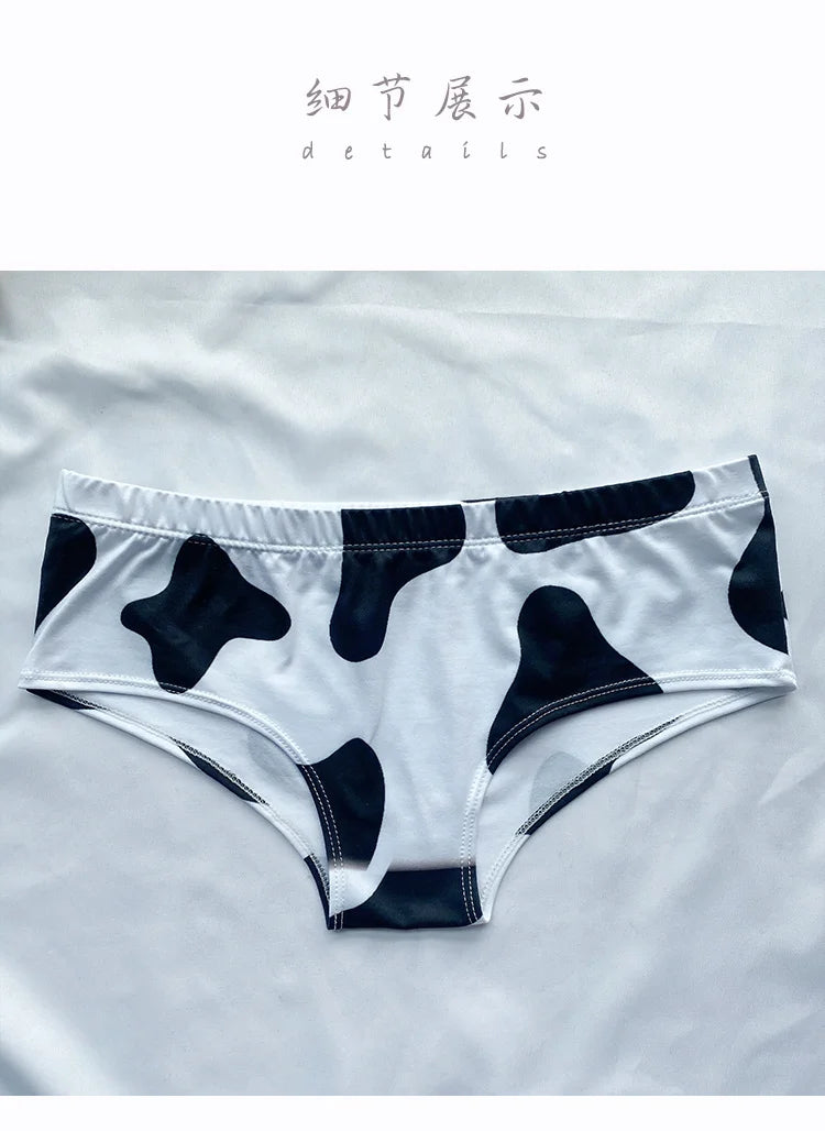 Cow Printed Sexy Underwear