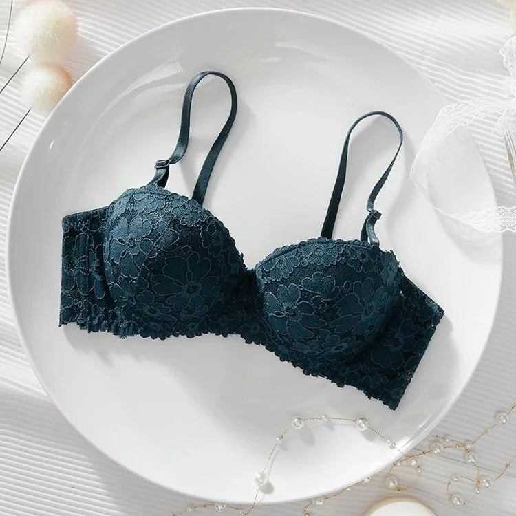 Lace Underwire Push Up Bra