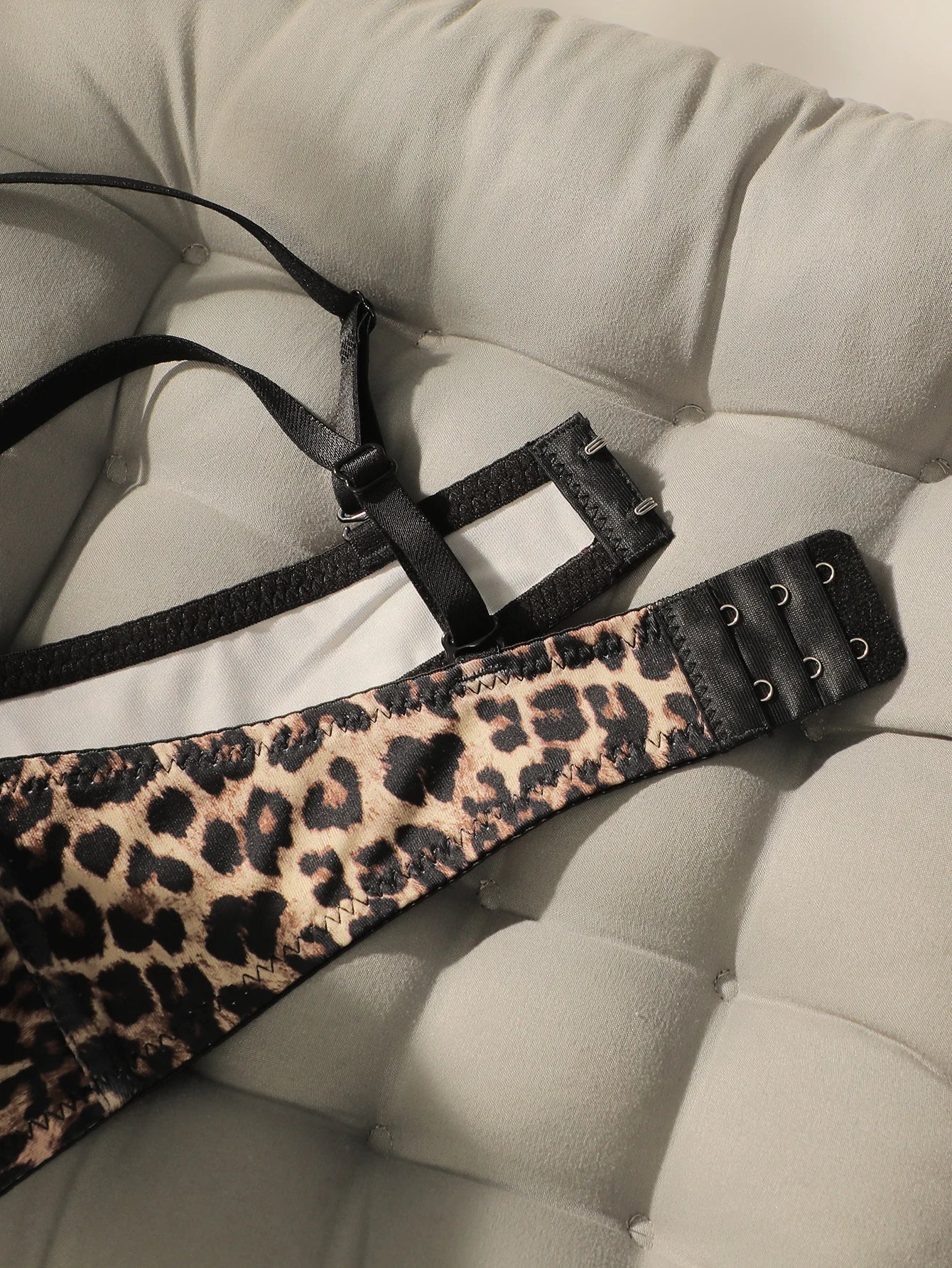 Sexy Adjustable Leopard Print Bra