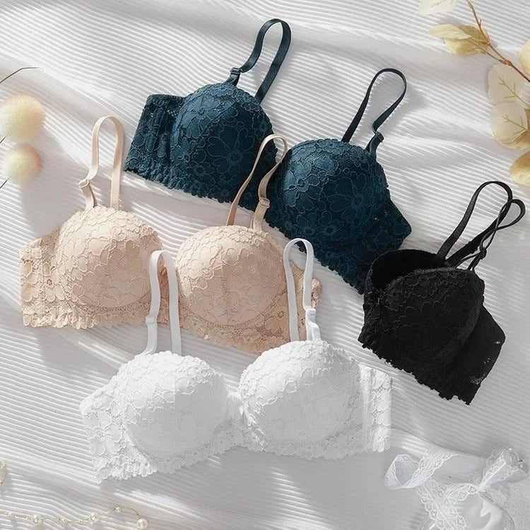 Lace Underwire Push Up Bra